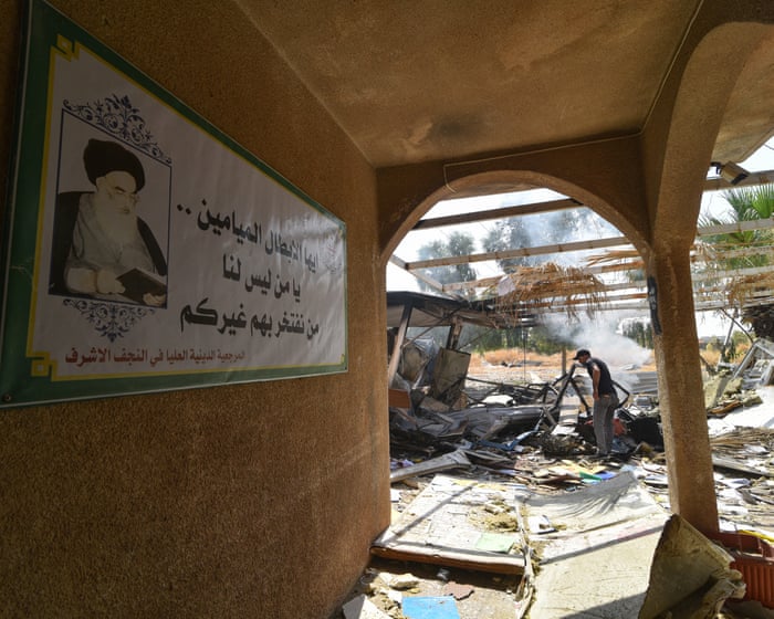 The US has teamed up with Saudi Arabia to carry out strikes against Iran-backed militias in Iraq.