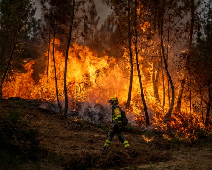 Europe is burning—and if Trump’s attacks on climate action aren't met with sanctions, things will only get worse. | Alexander Hurst