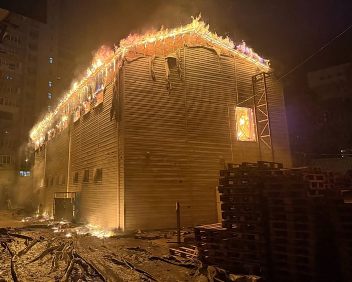 More than a dozen people have been killed after Kyiv was hit by heavy Russian bombardment.