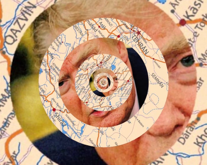 Persuasion, denial, and bluster: Trump is 'stuck' on Iran as elections approach.