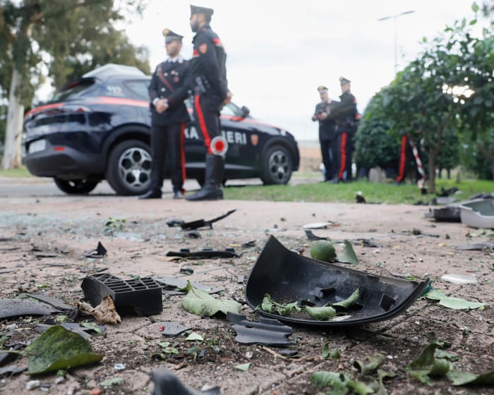 An Italian businessman has admitted to organizing a bombing at the home of a journalist who was also his friend.