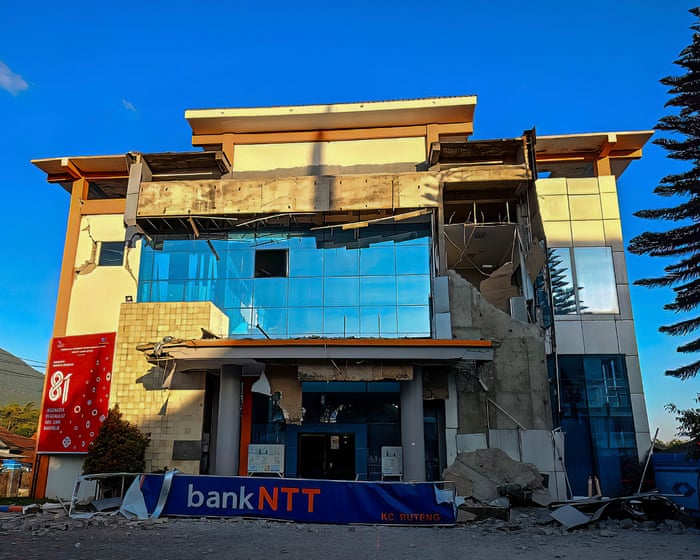 A powerful earthquake has killed dozens of people in eastern Indonesia.