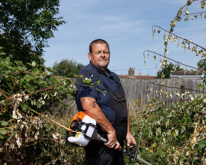 "I’m giving people a happy space": the man who clears gardens for free – and brings light into strangers' lives.