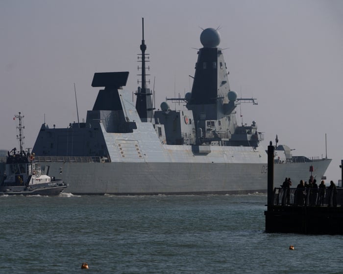 The Royal Navy tracked Russian vessels in UK waters for three days.