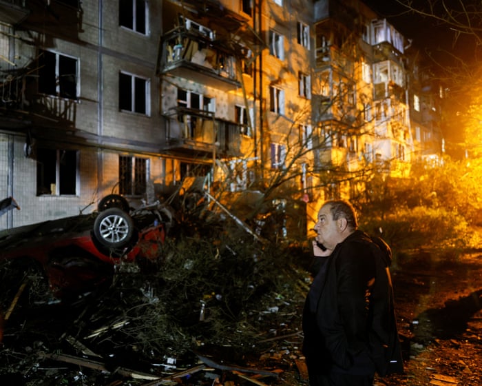A missile attack on Kyiv has killed at least 10 people, while President Zelenskyy pushes for Starlink to be used in offensive operations.