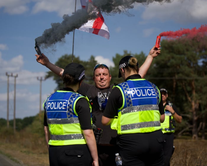 The fight over RAF Barnham: how a small Norfolk town was swept up in tense anti-asylum protests.