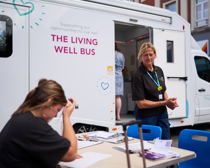 All aboard the cervical screening bus: how the NHS's mobile clinic is saving lives.