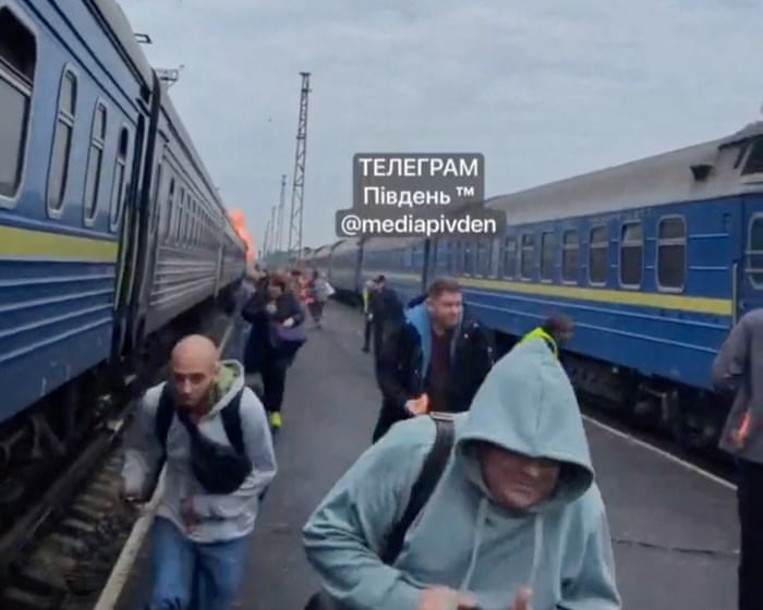 Et russisk angrep på et passasjertog vil ikke avskrekke Ukrainas støttespillere, sa Natos sjef.