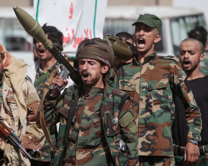 Nearly 50,000 Yemeni civilians have fled as Houthi forces advance along the Red Sea coast.