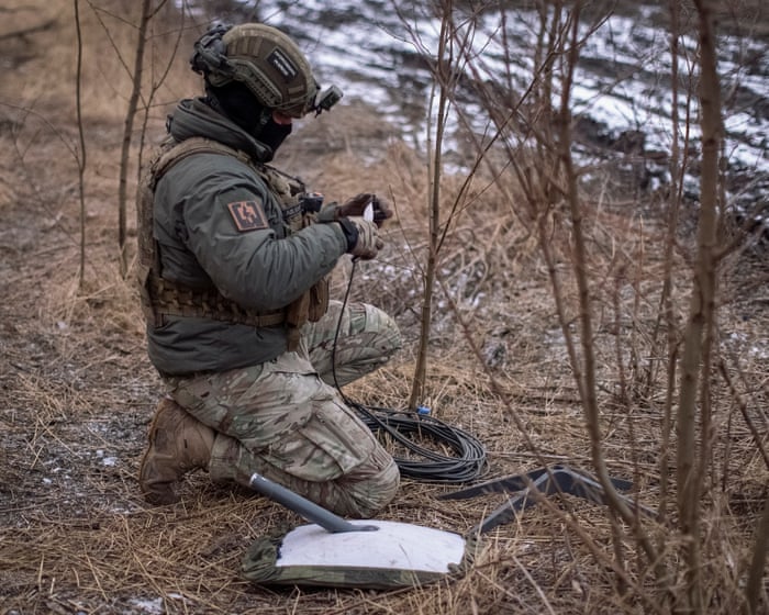 Ukraine's military access to Starlink satellite internet was suddenly restricted.
