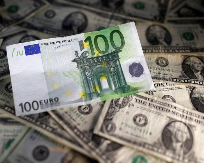 The euro has dropped to a 17-month low against the dollar due to concerns about French debt.