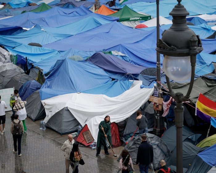 'Now is the time': housing activists at Madrid encampment place cautious hopes in Spain's snap election