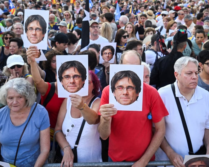 The exiled separatist leader will probably return to a Catalonia that has changed a lot.
