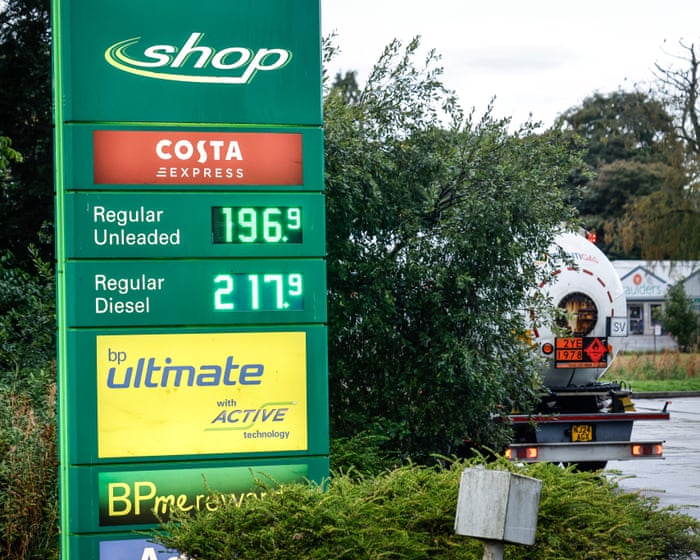 The minister denied that the UK is facing a diesel shortage after Trump threatened to ban exports.