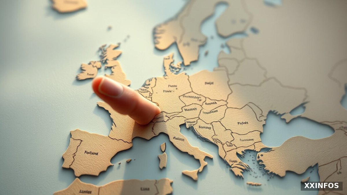 Jeg lukkede øjnene og satte fingeren på et kort over Vesteuropa: 'Det er her, vi skal på ferie!